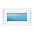 Fenster 76x44 cm Weiß