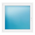 Fenster 126x120 cm Weiß