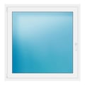 Fenster 128x129 cm Weiß