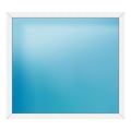Festverglasung 170x154 cm Weiß