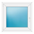 Fenster 84x82 cm Weiß