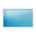 Festverglasung 166x106 cm Weiß