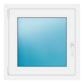 Fenster 73x73 cm Weiß