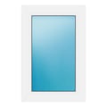 Festverglasung 50x75 cm Weiß