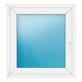 Fenster 86x92 cm Weiß