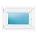 Fenster 70x50 cm Weiß