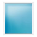 Festverglasung 152x166 cm Weiß