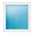 Fenster 118x127 cm Weiß