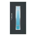 Aluminium Haustür 110x220 cm Anthrazitgrau RAL 7016 Prezo Top 01 
