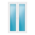 Zweiflügeliges Fenster 110x180 cm Weiß