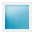 Fenster 124x126 cm Weiß