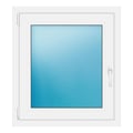Innenansicht Fenster 75x83 cm Weiß