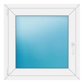 Fenster 84x84 cm Weiß