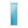 Festverglasung 50x136 cm Weiß