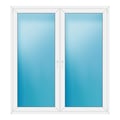 Terrassentür 180x196 cm Weiß