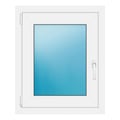 Fenster 62x75 cm Weiß