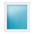 Fenster 107,5x125 cm Weiß