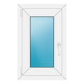 Fenster 50x78 cm Weiß