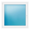 Fenster 121x120 cm Weiß