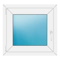 Fenster 70x66 cm Weiß