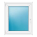 Fenster 84x98 cm Weiß