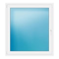 Fenster 126x138 cm Weiß