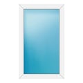 Festverglasung 74x122 cm Weiß