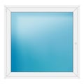 Fenster 144x140 cm Weiß