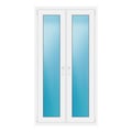Zweiflügeliges Fenster 95x180 cm Weiß