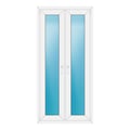 Zweiflügeliges Fenster 86x180 cm Weiß