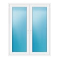 Zweiflügeliges Fenster 137x170 cm Weiß