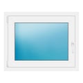 Fenster 90x71 cm Weiß