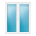 Zweiflügeliges Fenster 144x180 cm Weiß