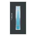 Aluminium Haustür 104x210 cm Anthrazitgrau RAL 7016 Prezo Top 01 