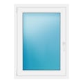 Fenster 81x110,5 cm Weiß