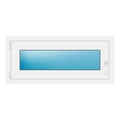 Fenster 100x44 cm Weiß