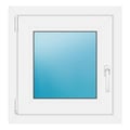 Fenster 58x60 cm Weiß