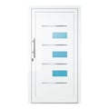Aluminium Haustür 108x200 cm Verkehrsweiß RAL 9016 Prezo Top 18 