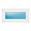 Fenster 94x48 cm Weiß