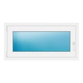 Fenster 110x55 cm Weiß
