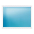 Festverglasung 176x134 cm Weiß