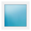 Festverglasung 75x75 cm Weiß
