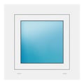 Fenster 58x58 cm Weiß