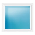 Fenster 126x118 cm Weiß