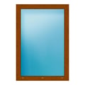 Festverglasung 90x130 cm Golden Oak genarbt
