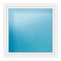 Fenster 124x124 cm Weiß
