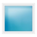 Fenster 148x138 cm Weiß