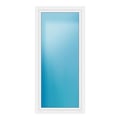 Balkontür 100x214 cm Weiß