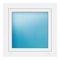 Fenster 76x76 cm Weiß