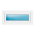 Fenster 95x43 cm Weiß